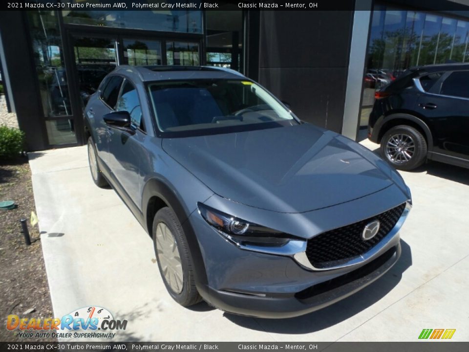 Polymetal Gray Metallic 2021 Mazda CX-30 Turbo Premium AWD Photo #1
