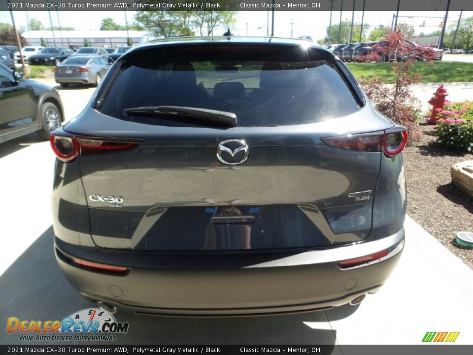 2021 Mazda CX-30 Turbo Premium AWD Polymetal Gray Metallic / Black Photo #5