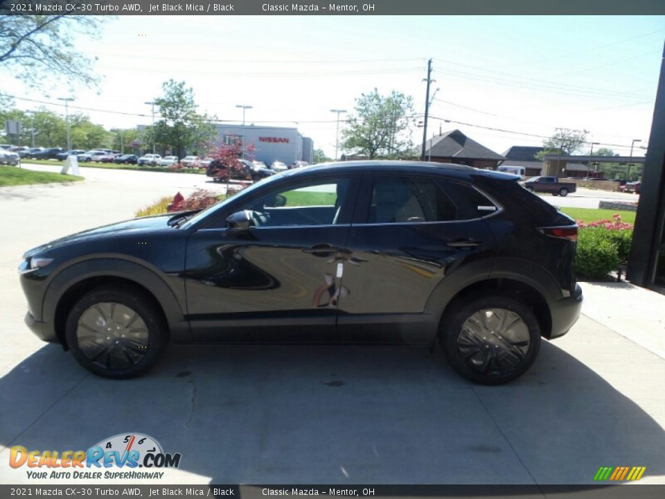 2021 Mazda CX-30 Turbo AWD Jet Black Mica / Black Photo #6