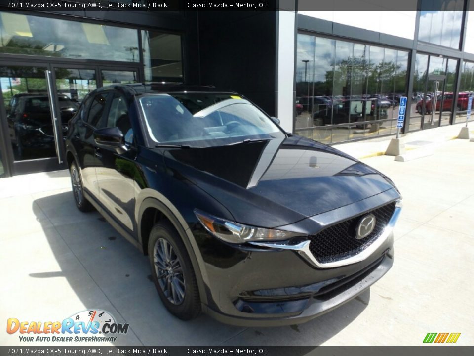 2021 Mazda CX-5 Touring AWD Jet Black Mica / Black Photo #1