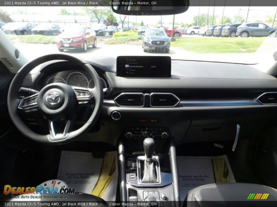 2021 Mazda CX-5 Touring AWD Jet Black Mica / Black Photo #3