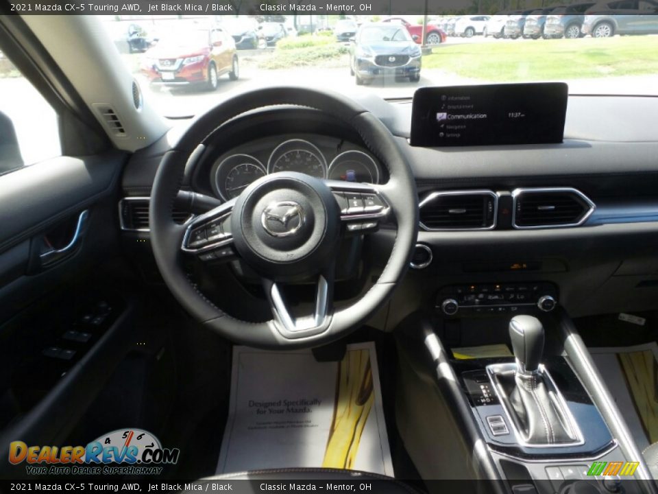 2021 Mazda CX-5 Touring AWD Jet Black Mica / Black Photo #4