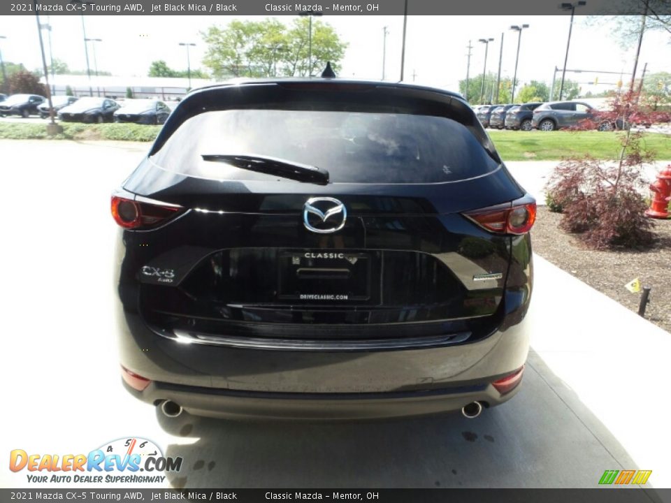 2021 Mazda CX-5 Touring AWD Jet Black Mica / Black Photo #5