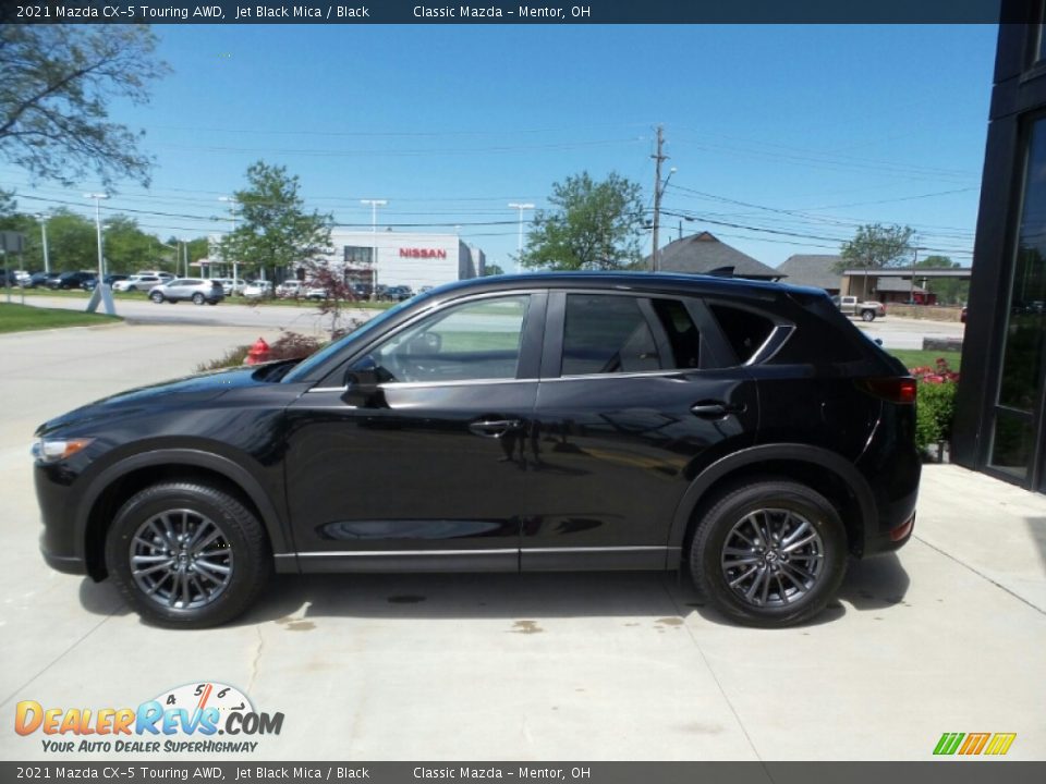 2021 Mazda CX-5 Touring AWD Jet Black Mica / Black Photo #6