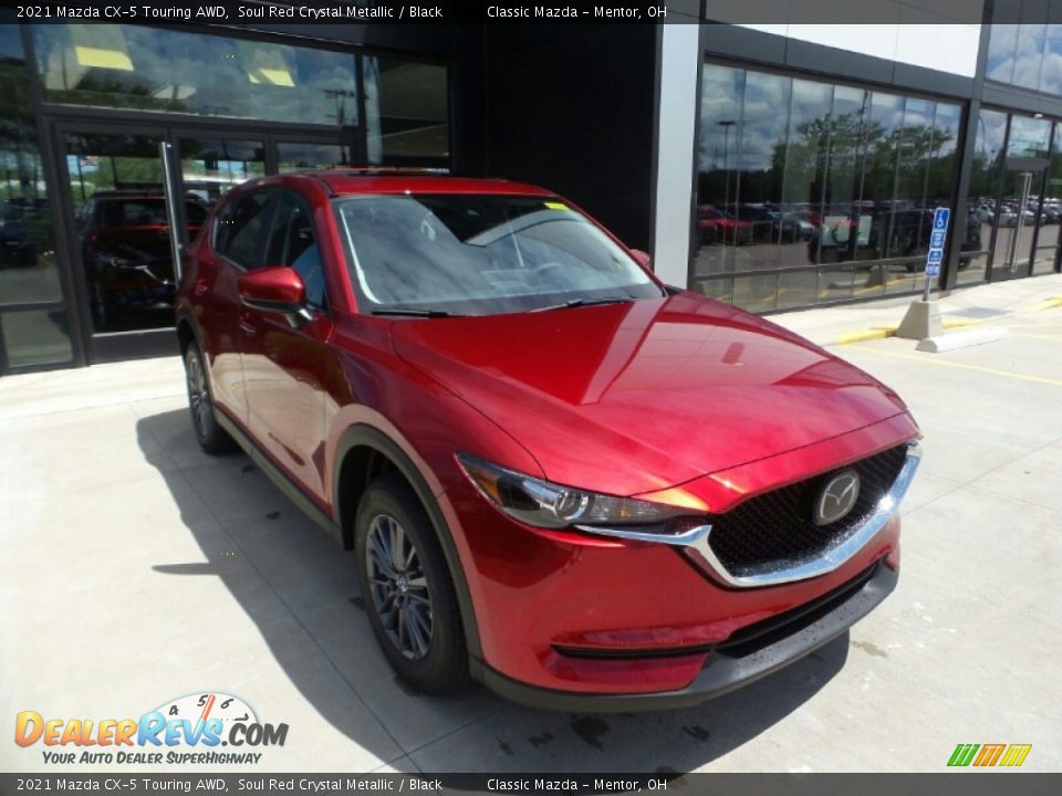 2021 Mazda CX-5 Touring AWD Soul Red Crystal Metallic / Black Photo #1