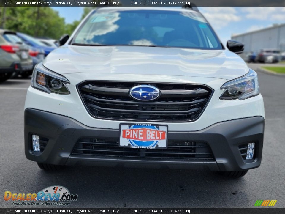 2021 Subaru Outback Onyx Edition XT Crystal White Pearl / Gray Photo #3