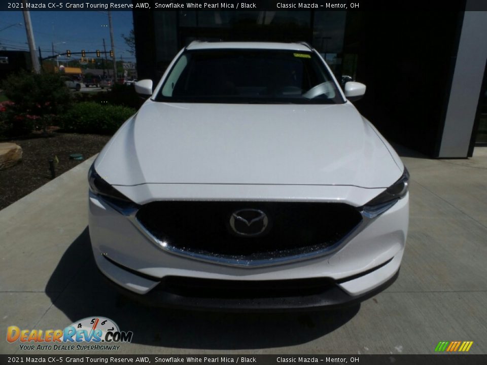 2021 Mazda CX-5 Grand Touring Reserve AWD Snowflake White Pearl Mica / Black Photo #2