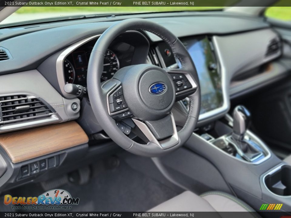 2021 Subaru Outback Onyx Edition XT Crystal White Pearl / Gray Photo #13