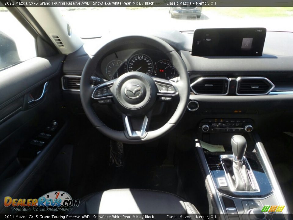 2021 Mazda CX-5 Grand Touring Reserve AWD Snowflake White Pearl Mica / Black Photo #4