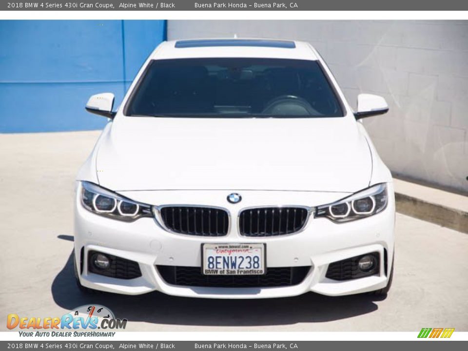 2018 BMW 4 Series 430i Gran Coupe Alpine White / Black Photo #7