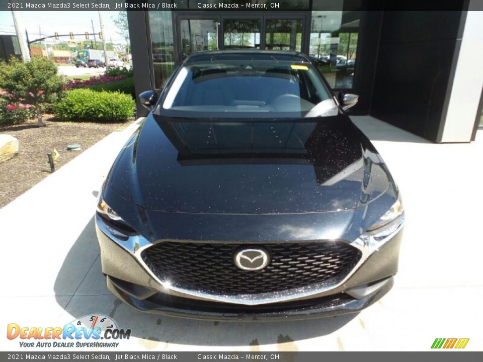 2021 Mazda Mazda3 Select Sedan Jet Black Mica / Black Photo #2
