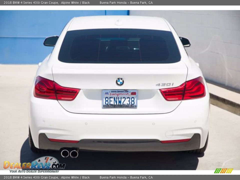 2018 BMW 4 Series 430i Gran Coupe Alpine White / Black Photo #9