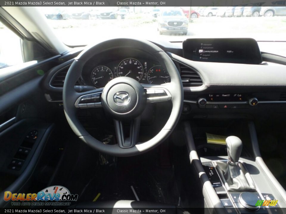 2021 Mazda Mazda3 Select Sedan Jet Black Mica / Black Photo #4