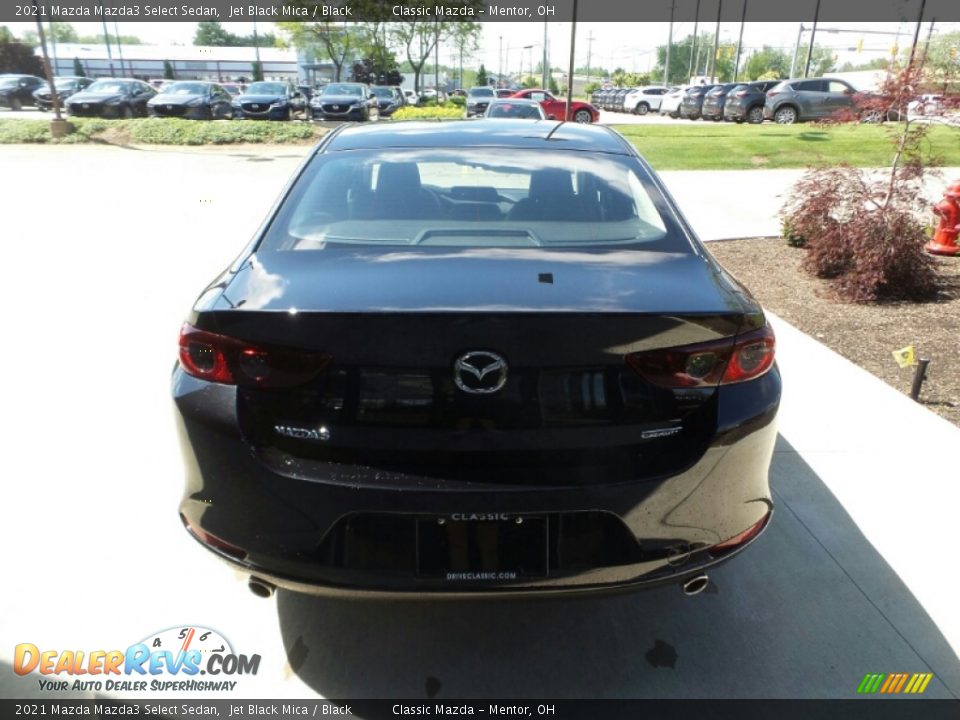 2021 Mazda Mazda3 Select Sedan Jet Black Mica / Black Photo #5