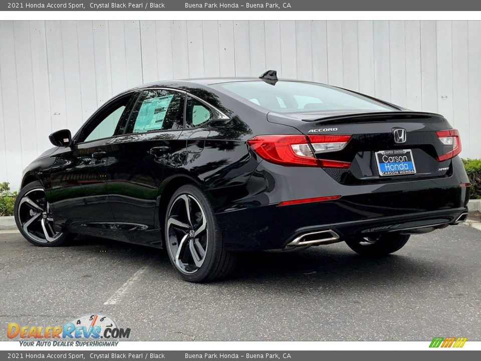 2021 Honda Accord Sport Crystal Black Pearl / Black Photo #3