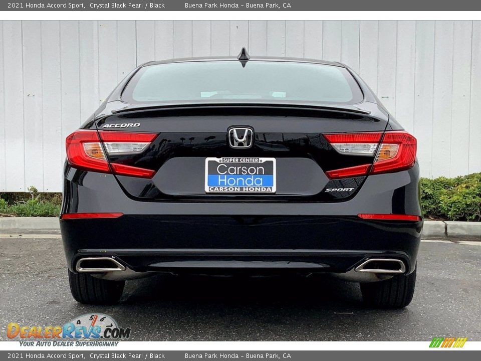 2021 Honda Accord Sport Crystal Black Pearl / Black Photo #5