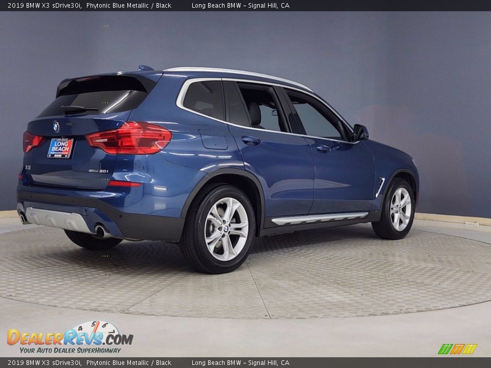 2019 BMW X3 sDrive30i Phytonic Blue Metallic / Black Photo #5