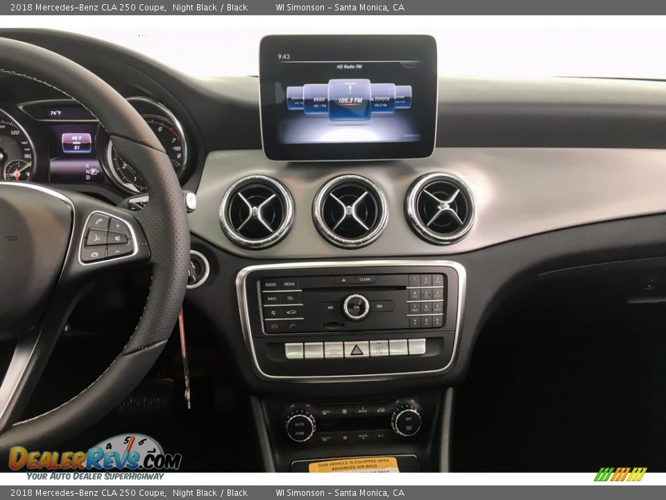 2018 Mercedes-Benz CLA 250 Coupe Night Black / Black Photo #6