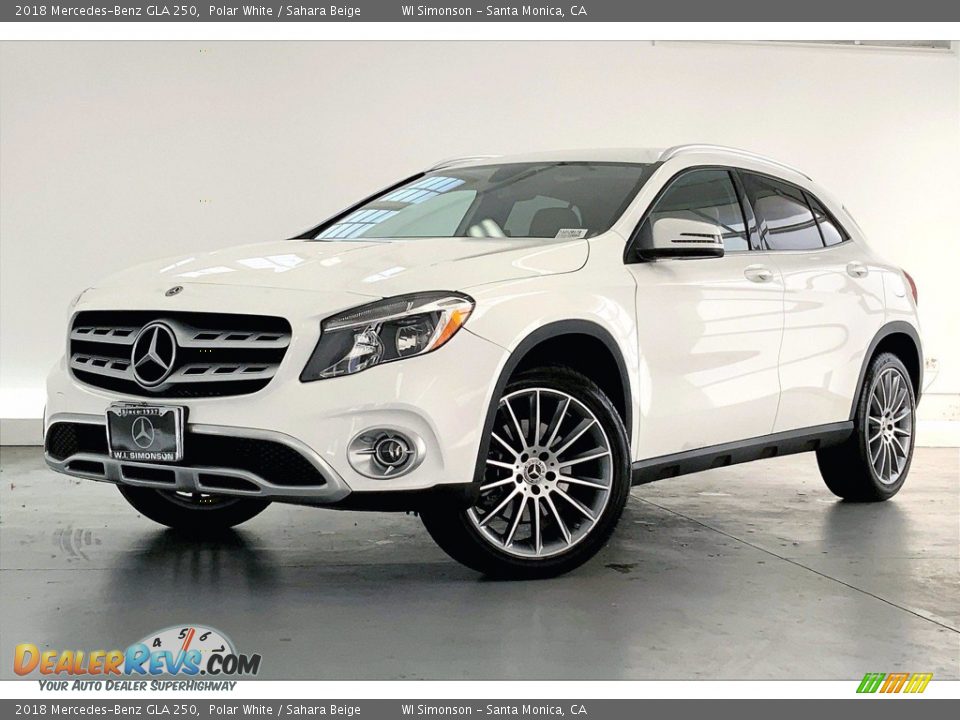 2018 Mercedes-Benz GLA 250 Polar White / Sahara Beige Photo #12