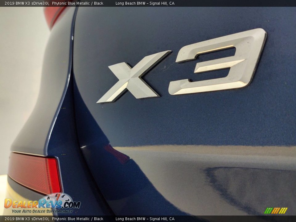 2019 BMW X3 sDrive30i Phytonic Blue Metallic / Black Photo #33