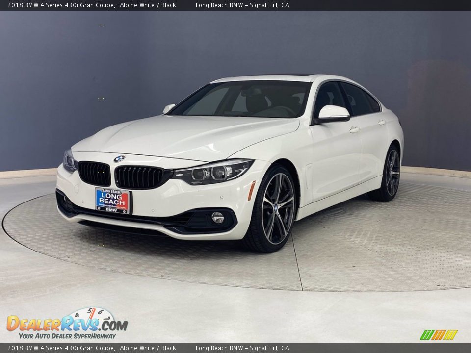 2018 BMW 4 Series 430i Gran Coupe Alpine White / Black Photo #3