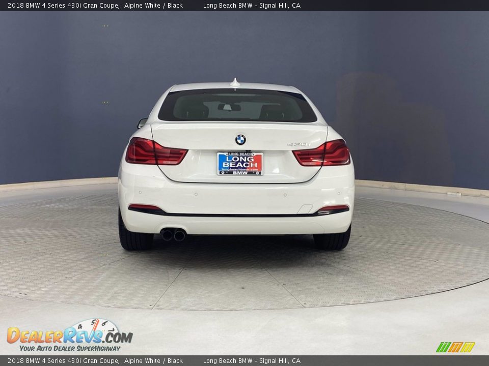 2018 BMW 4 Series 430i Gran Coupe Alpine White / Black Photo #4