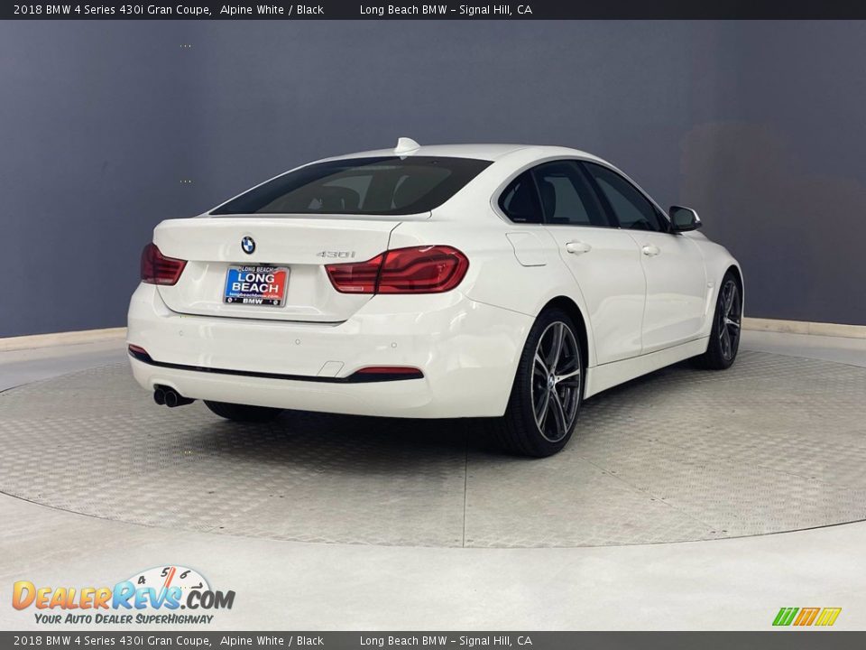 2018 BMW 4 Series 430i Gran Coupe Alpine White / Black Photo #5