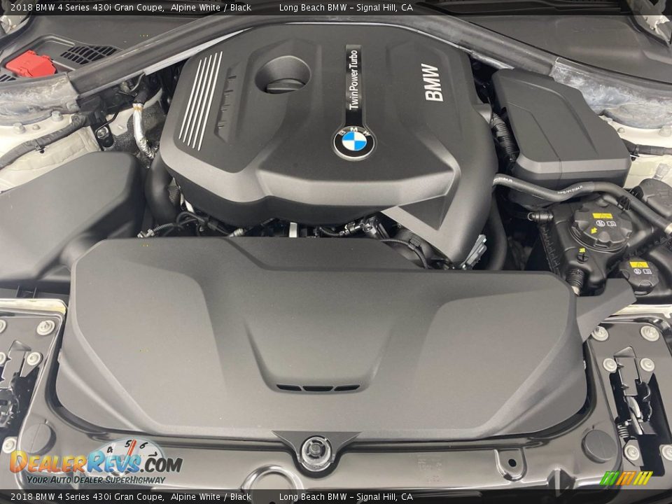 2018 BMW 4 Series 430i Gran Coupe Alpine White / Black Photo #12