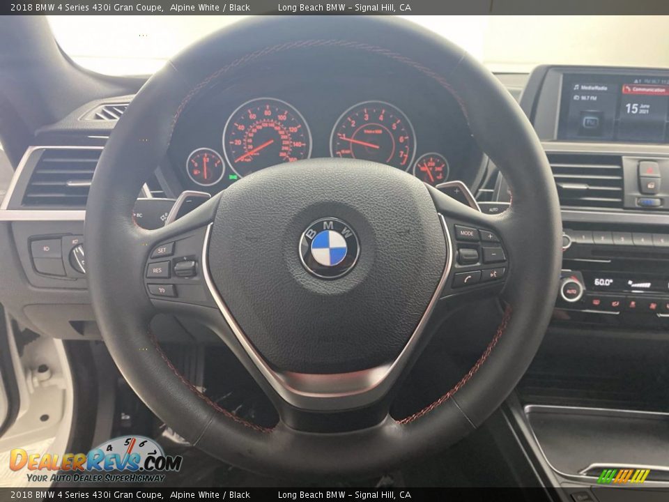 2018 BMW 4 Series 430i Gran Coupe Alpine White / Black Photo #18