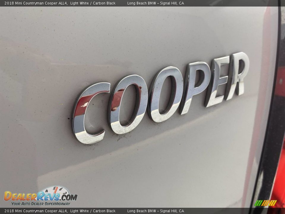 2018 Mini Countryman Cooper ALL4 Light White / Carbon Black Photo #12