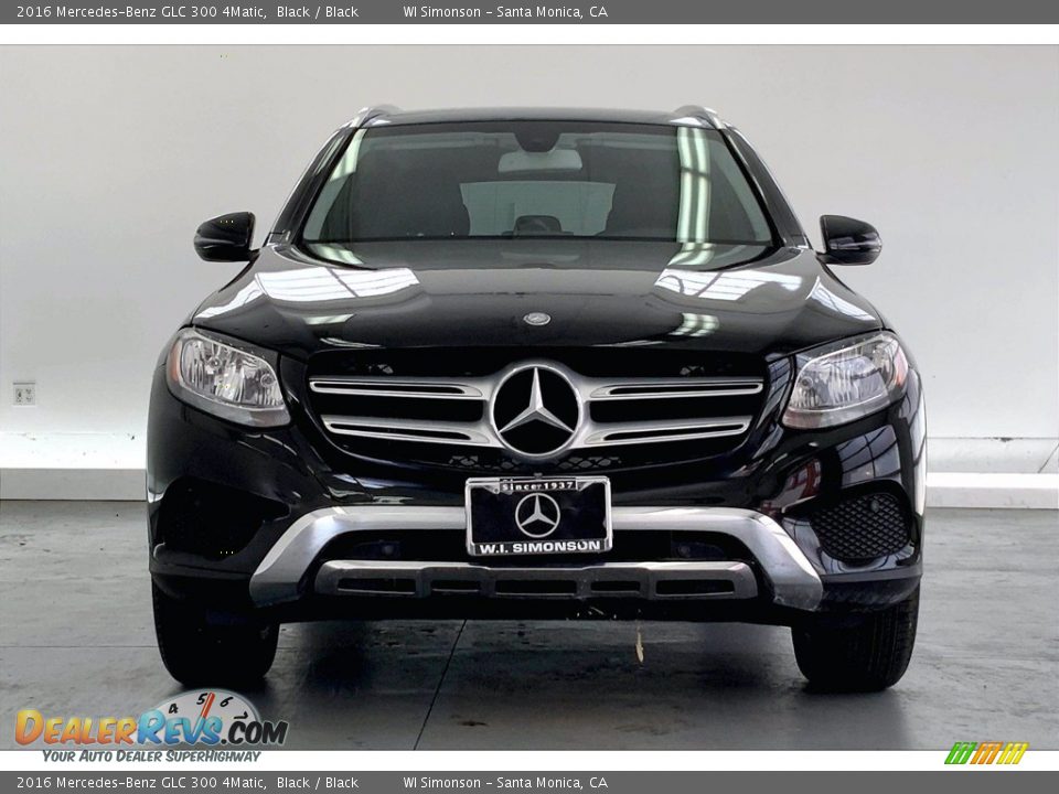 2016 Mercedes-Benz GLC 300 4Matic Black / Black Photo #2