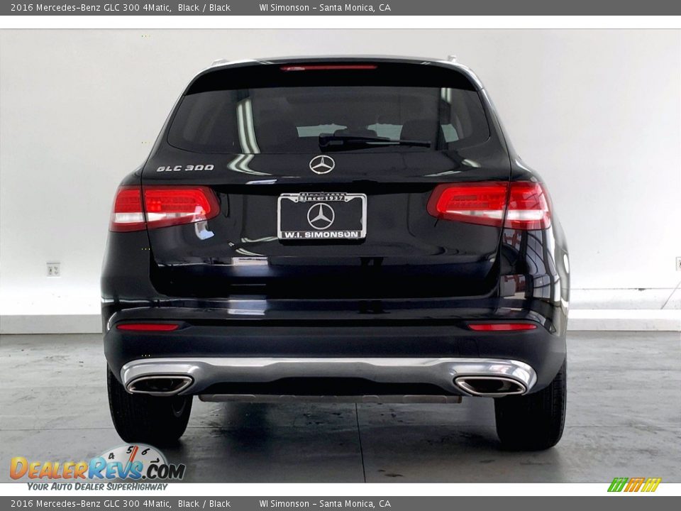 2016 Mercedes-Benz GLC 300 4Matic Black / Black Photo #3