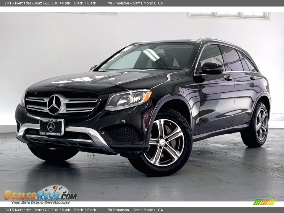 2016 Mercedes-Benz GLC 300 4Matic Black / Black Photo #12