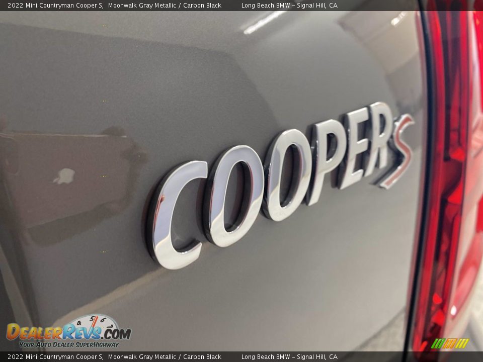 2022 Mini Countryman Cooper S Moonwalk Gray Metallic / Carbon Black Photo #8