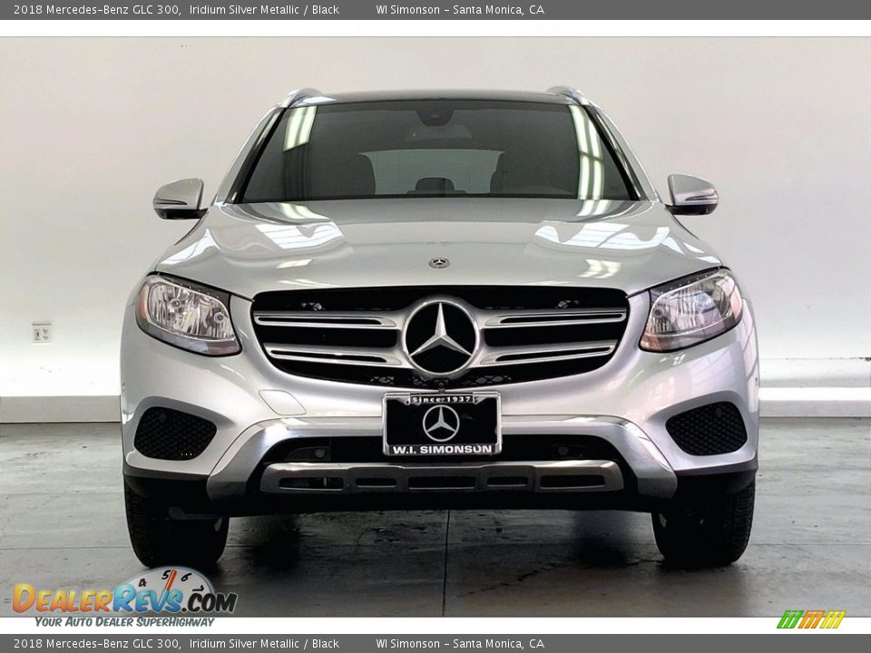 2018 Mercedes-Benz GLC 300 Iridium Silver Metallic / Black Photo #2