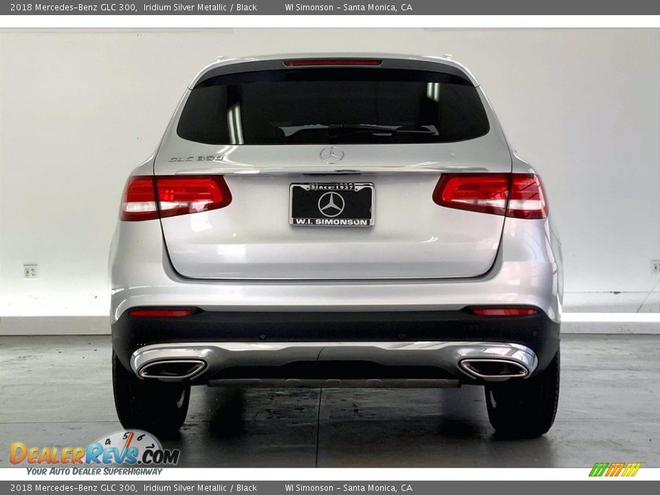 2018 Mercedes-Benz GLC 300 Iridium Silver Metallic / Black Photo #3
