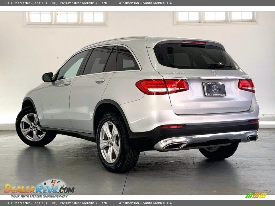 2018 Mercedes-Benz GLC 300 Iridium Silver Metallic / Black Photo #10