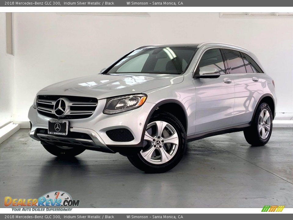 2018 Mercedes-Benz GLC 300 Iridium Silver Metallic / Black Photo #12