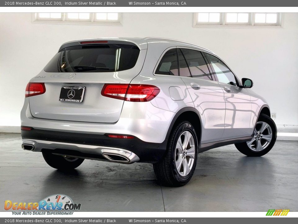 2018 Mercedes-Benz GLC 300 Iridium Silver Metallic / Black Photo #13