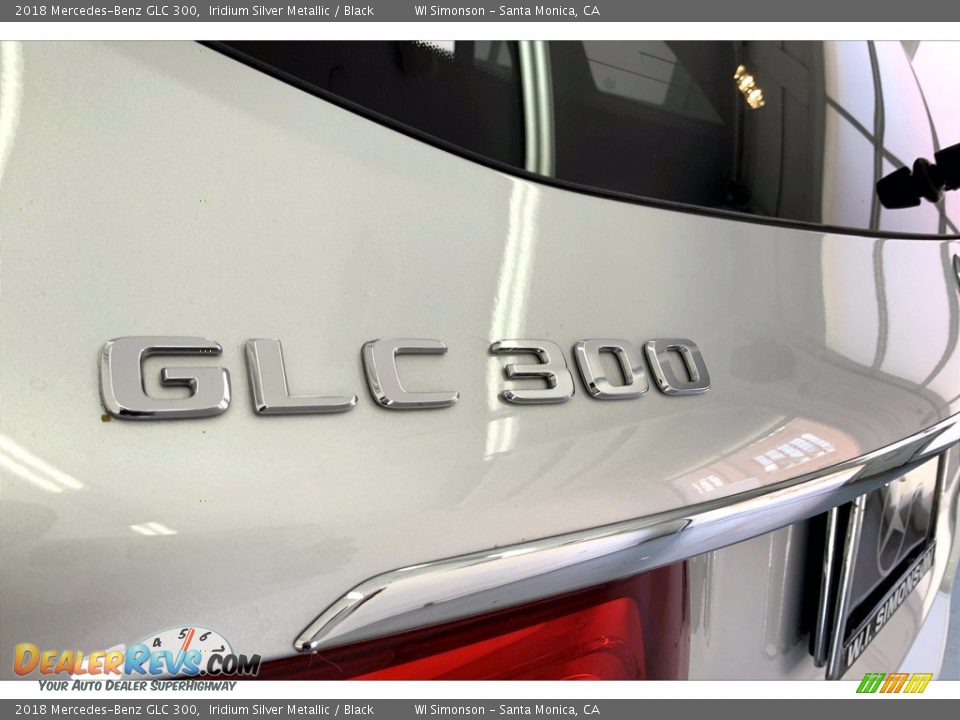 2018 Mercedes-Benz GLC 300 Iridium Silver Metallic / Black Photo #31