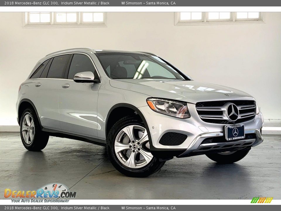 2018 Mercedes-Benz GLC 300 Iridium Silver Metallic / Black Photo #34