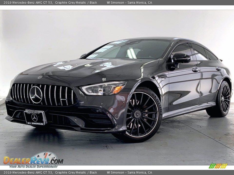 2019 Mercedes-Benz AMG GT 53 Graphite Grey Metallic / Black Photo #12