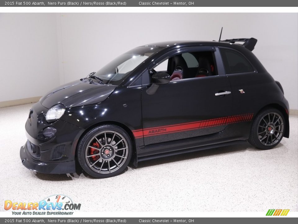 Nero Puro (Black) 2015 Fiat 500 Abarth Photo #3