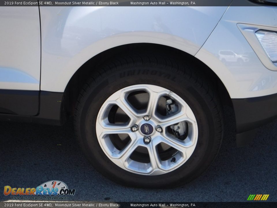 2019 Ford EcoSport SE 4WD Moondust Silver Metallic / Ebony Black Photo #4