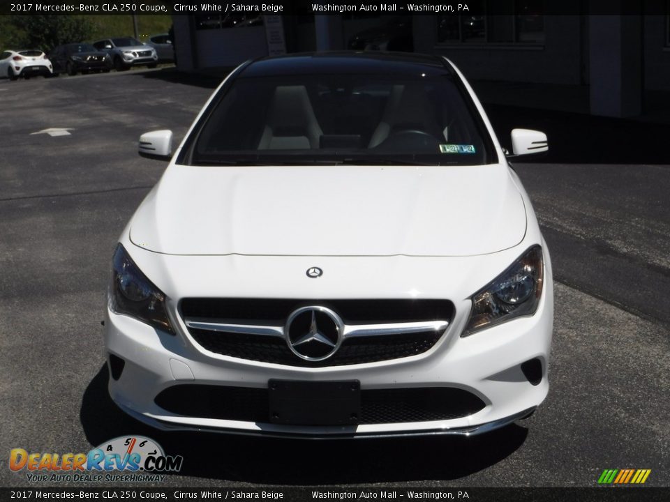 2017 Mercedes-Benz CLA 250 Coupe Cirrus White / Sahara Beige Photo #5