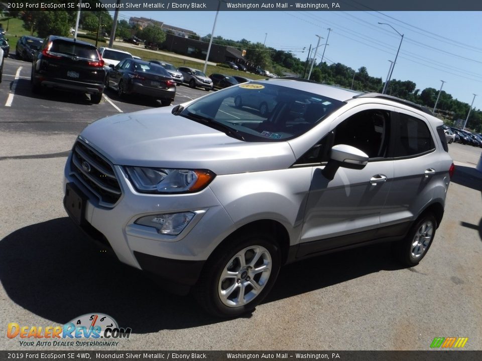 2019 Ford EcoSport SE 4WD Moondust Silver Metallic / Ebony Black Photo #6