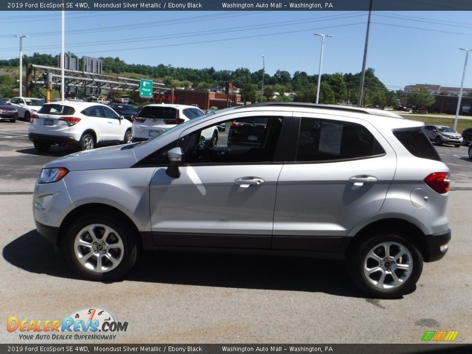 2019 Ford EcoSport SE 4WD Moondust Silver Metallic / Ebony Black Photo #7