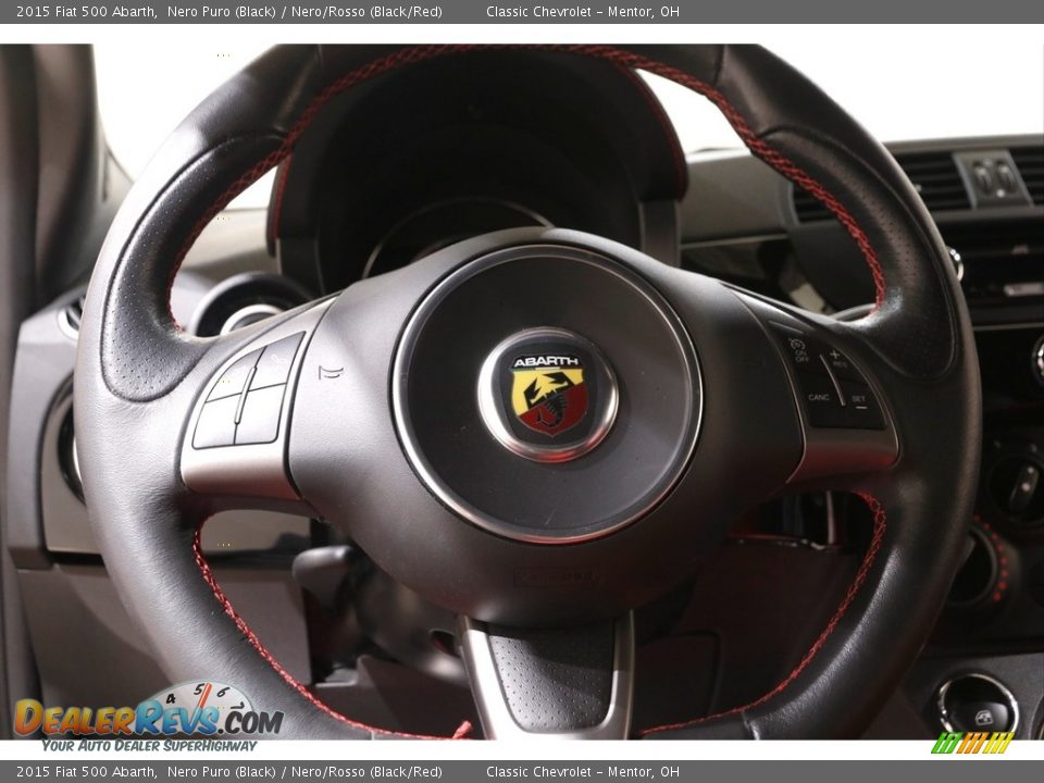2015 Fiat 500 Abarth Steering Wheel Photo #8