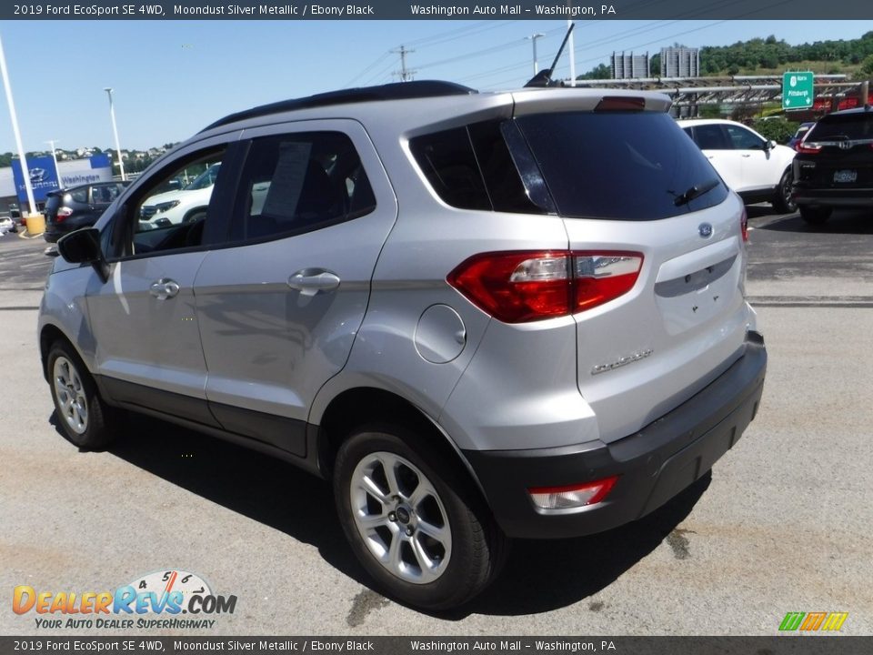 2019 Ford EcoSport SE 4WD Moondust Silver Metallic / Ebony Black Photo #8