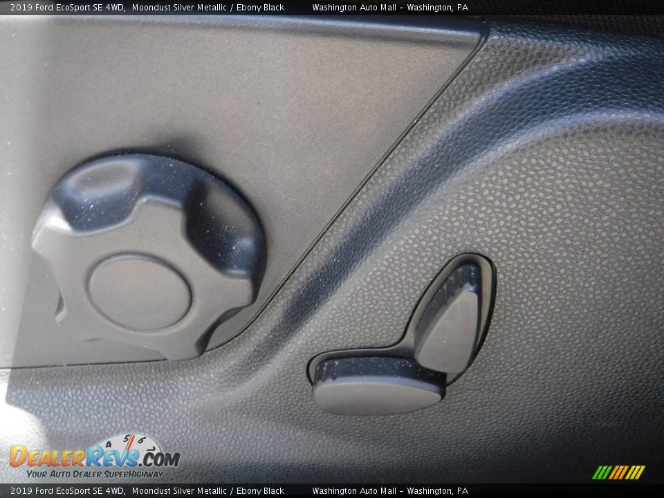 2019 Ford EcoSport SE 4WD Moondust Silver Metallic / Ebony Black Photo #15